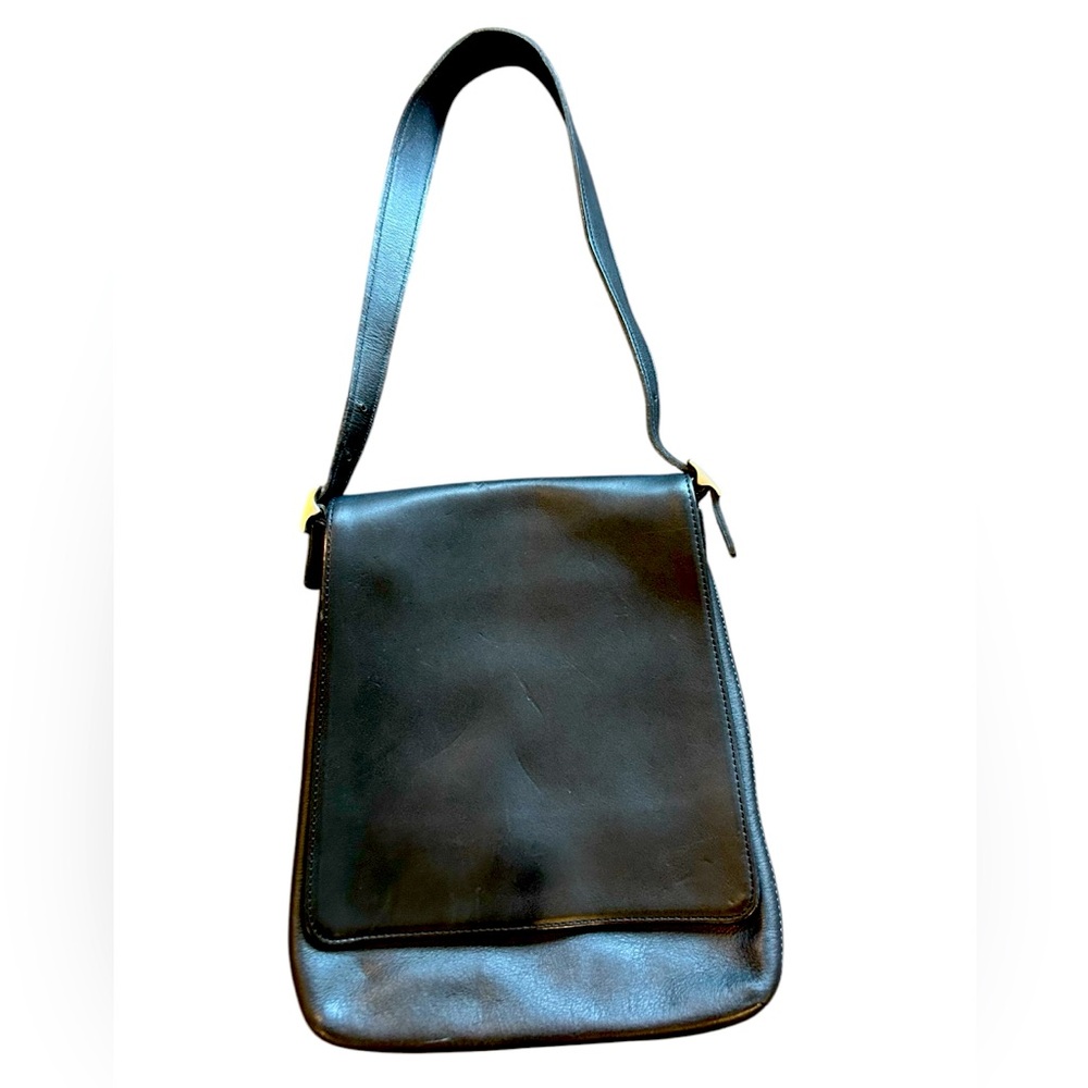 Vintage Coach North South Slim Flap Shoulder Bag No. 9408